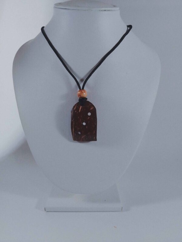 ZenBloc Necklace – Handcrafted Coconut Shell Pendant