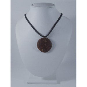 circular coconut shell pendants