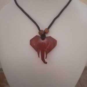 Gentle Giant Pendant – Handcrafted Elephant Head Necklace